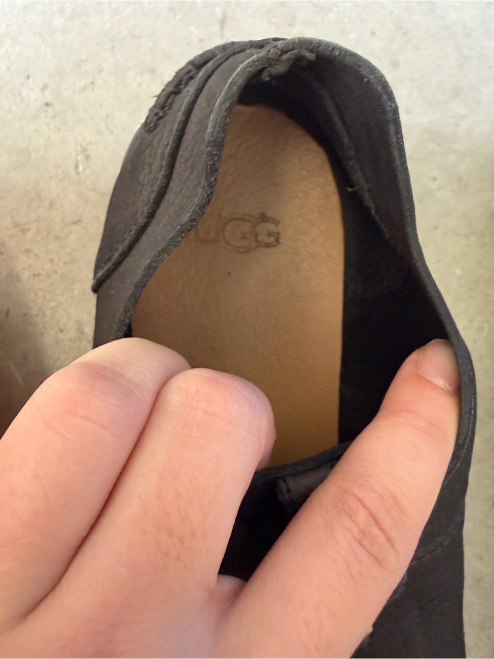 UGG Women's Black Slip-On Knit Sneakers - Picture 2 of 6